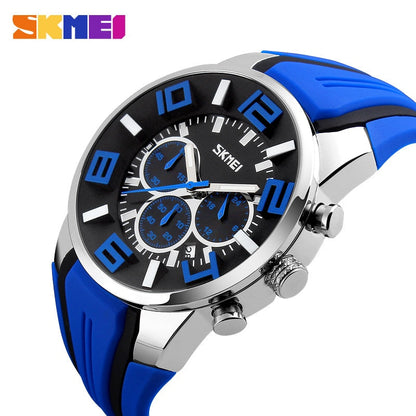 SKMEI 9128 Watches Men Luxury Brand Chronograph Men Sports Watches Waterproof Male Clock Quartz Men&