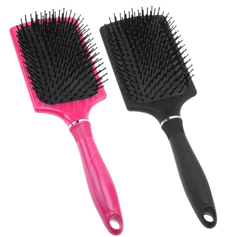 Hair Massage Comb Hairbrush Bristle&amp;Nylon Women Wet Curly Hair Brush for Salon Hairdressing Styling Tools
