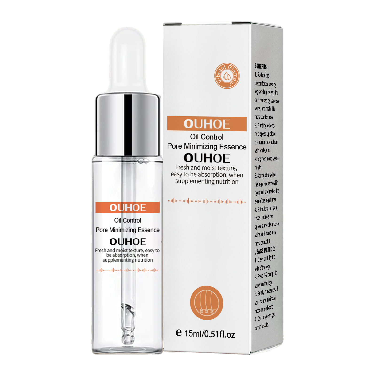 Pore Repair Essence, Delicate, Brightens Skin, Contracts Pores, Moisturizes And Tightens Skin