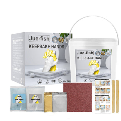 Jue-Fish 3D Hand Makrolon Powder Couple Anniversary Souvenir DIY Mother&