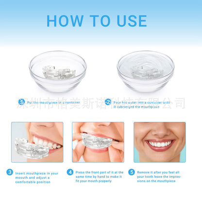 Adjustable braces for anti bruxism teeth at night