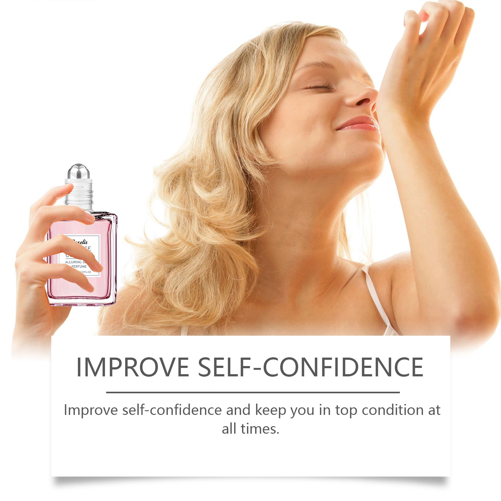 Pink Rose Fragrance Essential Oil, Mild Natural Fresh Fragrance Fragrance Portable Women&
