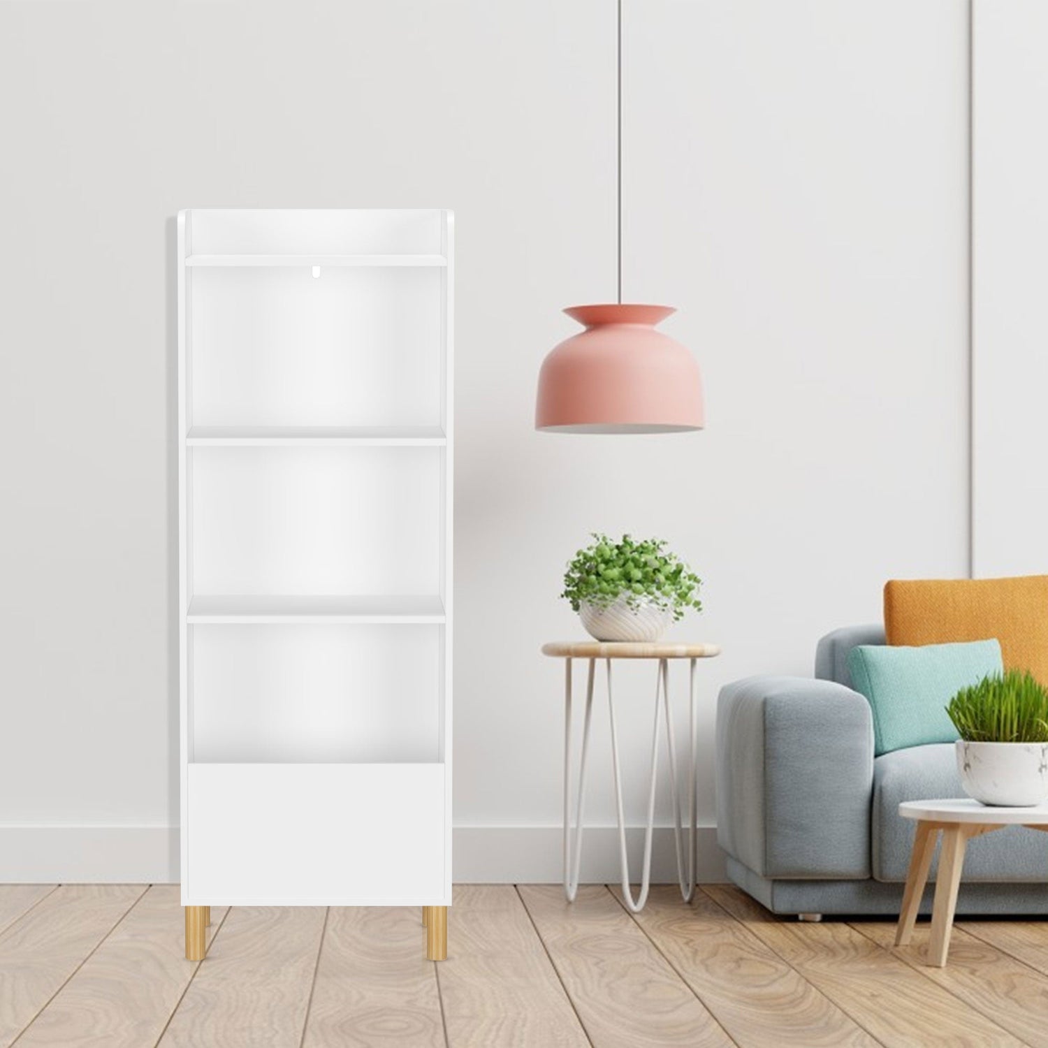 Kids 4-Tier Bookcase Children&