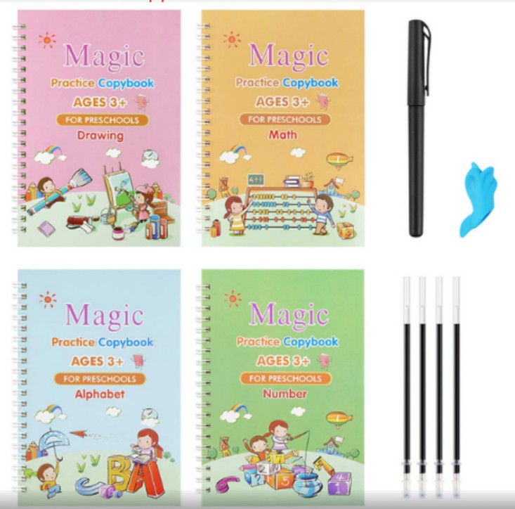Full English version of calligraphy stickers Children&