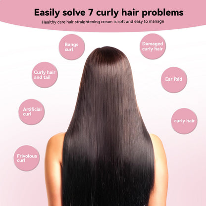 Hair Straightening Cream, Hair Care Smooth Smooth Smooth Hair Care Cream