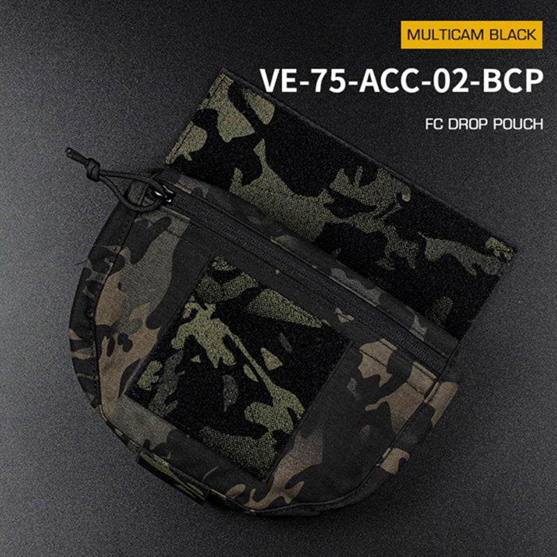 Tactical Hunting Vest with Drop Pouch, for Airsoft &amp; CS, Outdoor Sports