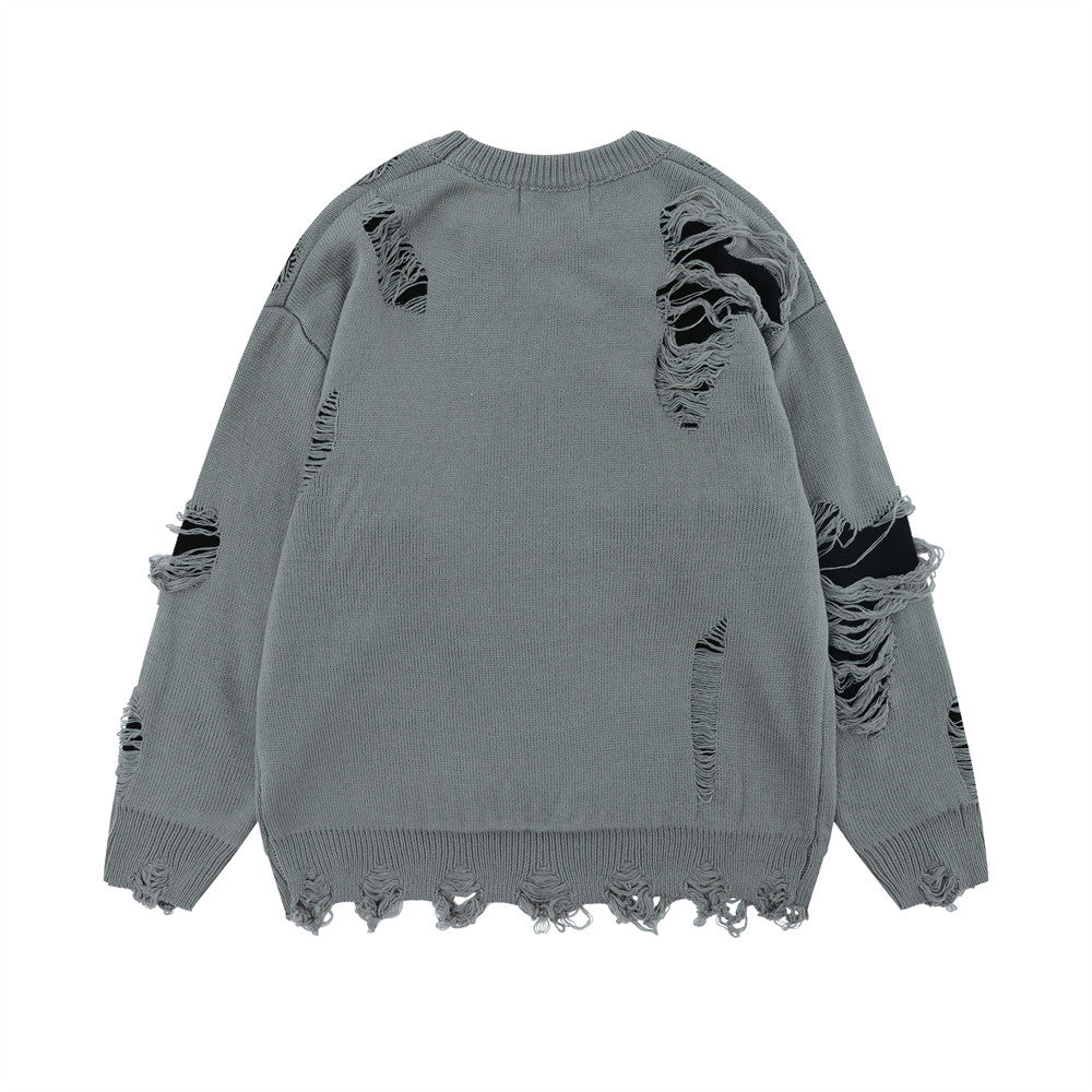 Trendy Lazy Crochet Hole Sweater Men&
