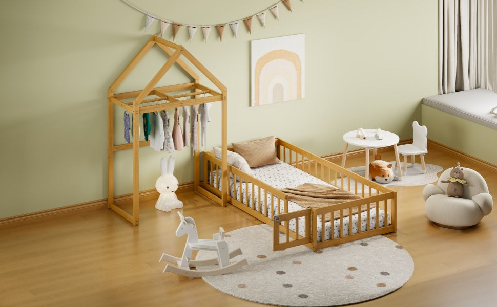 Wooden Twin Size Children&
