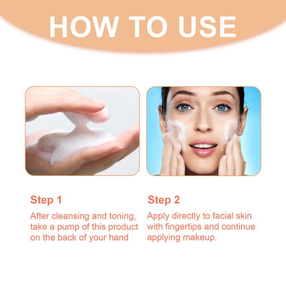 Pre-Makeup Mousse Toner, Hydrating And Moisturizing Facial Toner Firming And Softening Skin Care Foam Mousse