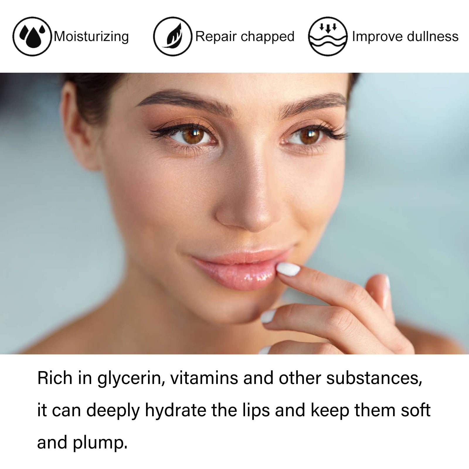 Strawberry Moisturizing Lip Balm Moisturizes, Hydrates, Removes Dead Skin, And Moisturizes Dry, Cracked Lips
