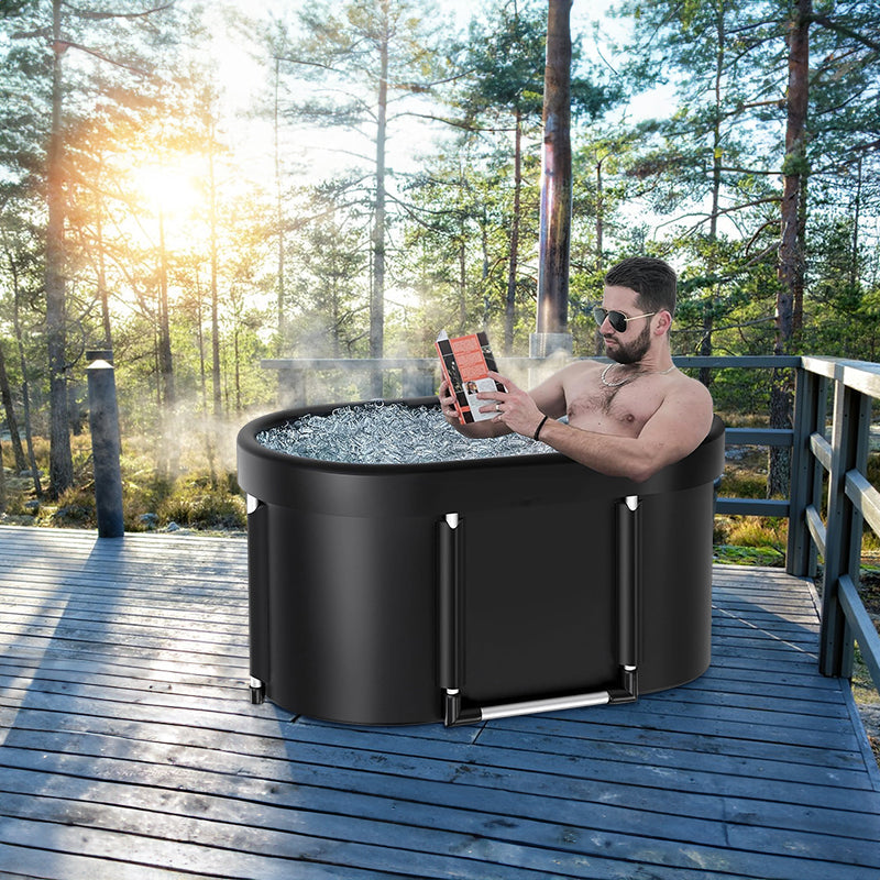 Portable multi-layer outdoor cold immersion bathtub for athletes&