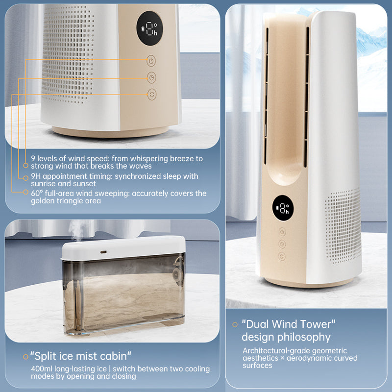 Portable Mist Tower Fan 6-Speed