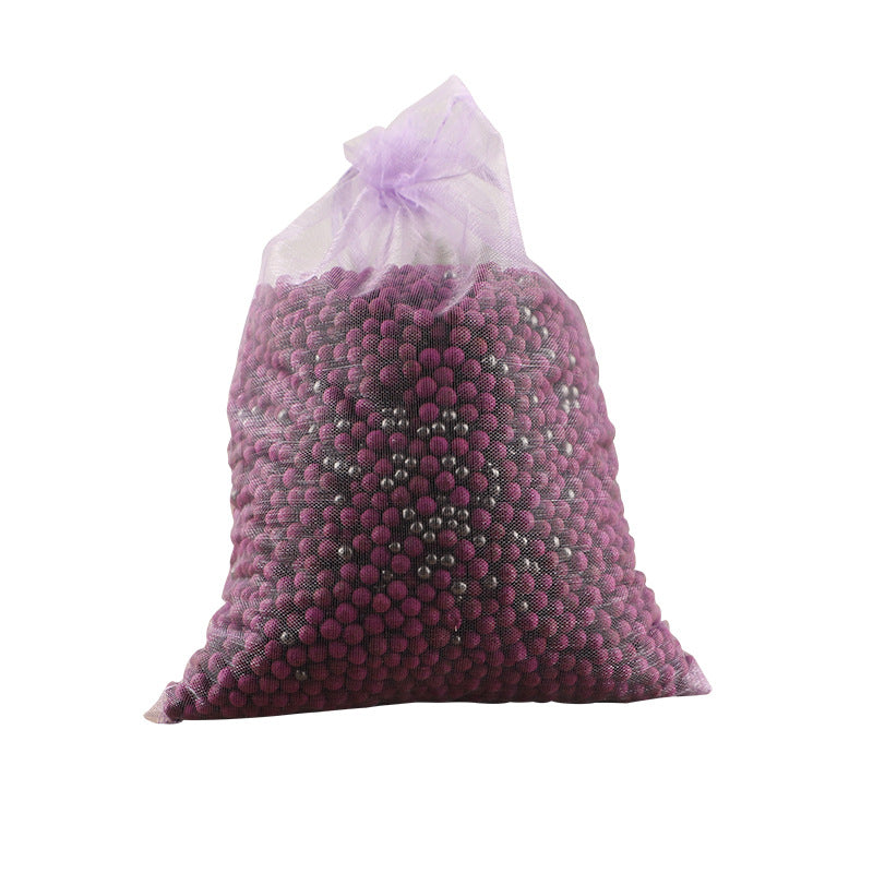 Potassium permanganate balls for formaldehyde removal, carbon bamboo charcoal bags, activated manganese decoration for odor removal, new car and new house formaldehyde removal, purple balls for blackening