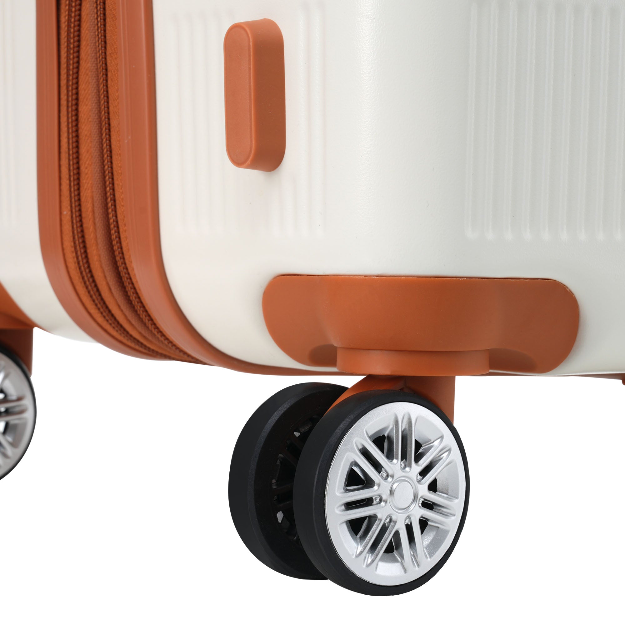 Hardshell Luggage Sets 3 Piece double spinner 8 wheels Suitcase with TSA Lock Lightweight 20&