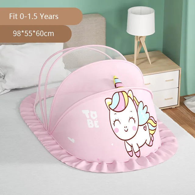 Baby mosquito net cover baby crib Mongolian yurt full face mosquito proof cover children&