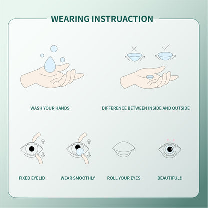 1Pcs FDA Certificate Eyes Beautiful Pupil Colorful Girl Cosplay Contact Lenses VIOLET