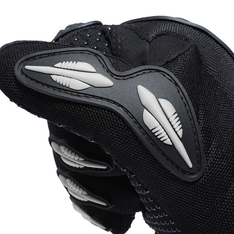 Motorcycle Riding Gloves, All Finger, Summer Breathable, Men&