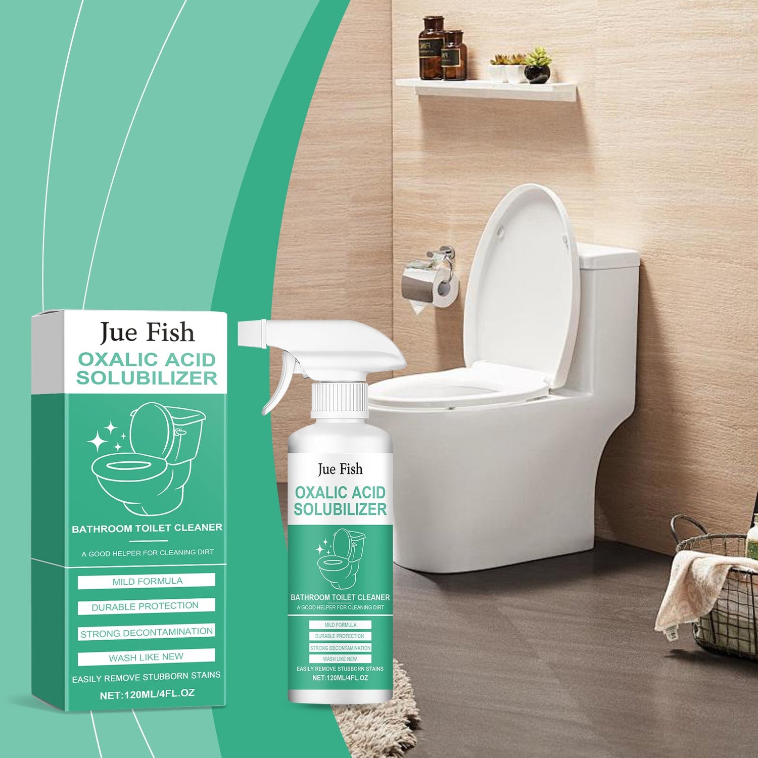 Toilet Tile Cement Cleaner