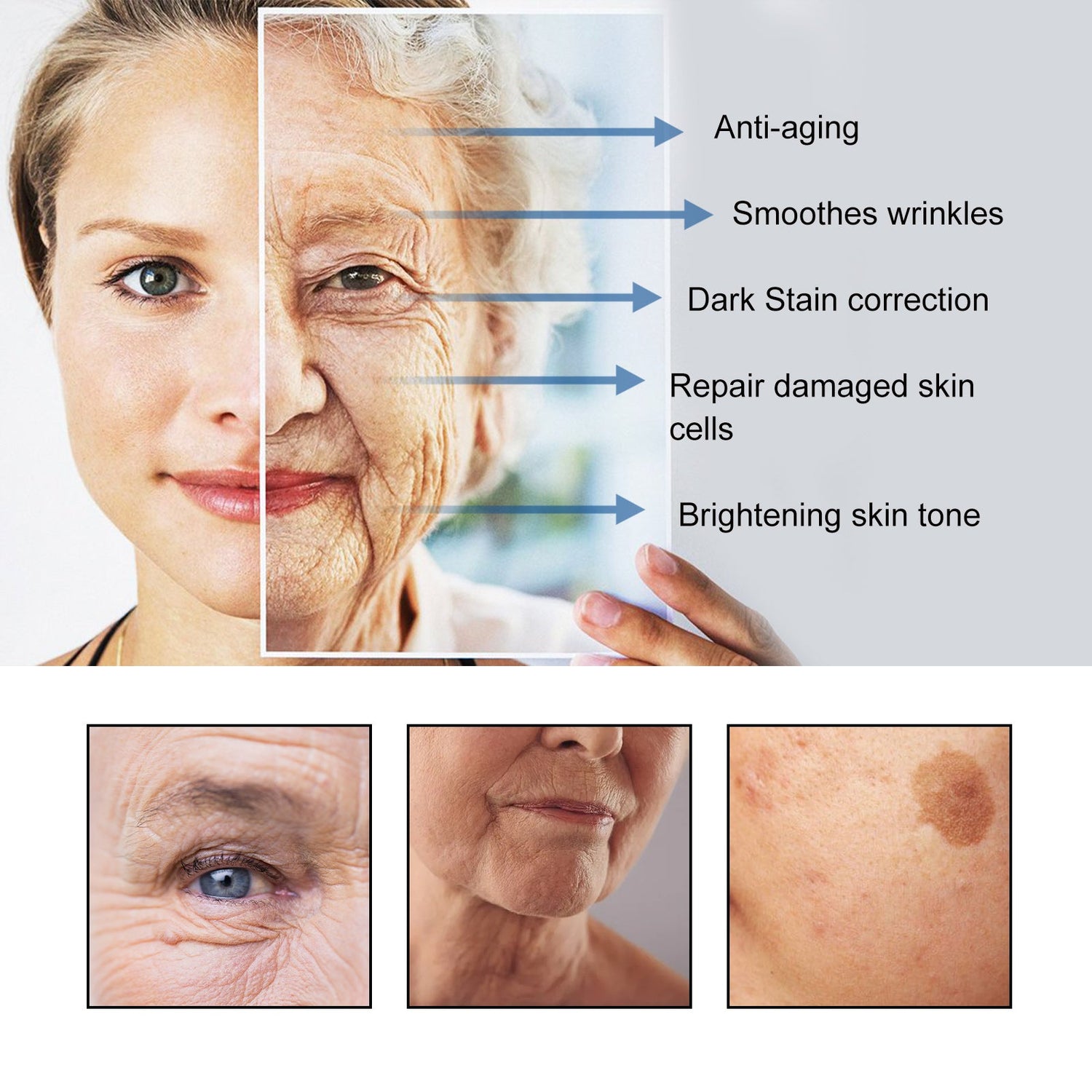 Deep Sleep Reduce Aging Cream, Firming Light Lines Brightening Skin Tone Moisturizing Skin Care Sleep Cream