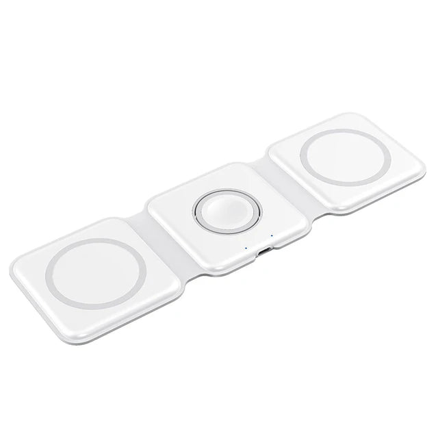 3-in-1 Magnetic Multi-function Charger Folding Wireless Charger for Xiaomi  Apple Phone Headset Watch Airpods Charger