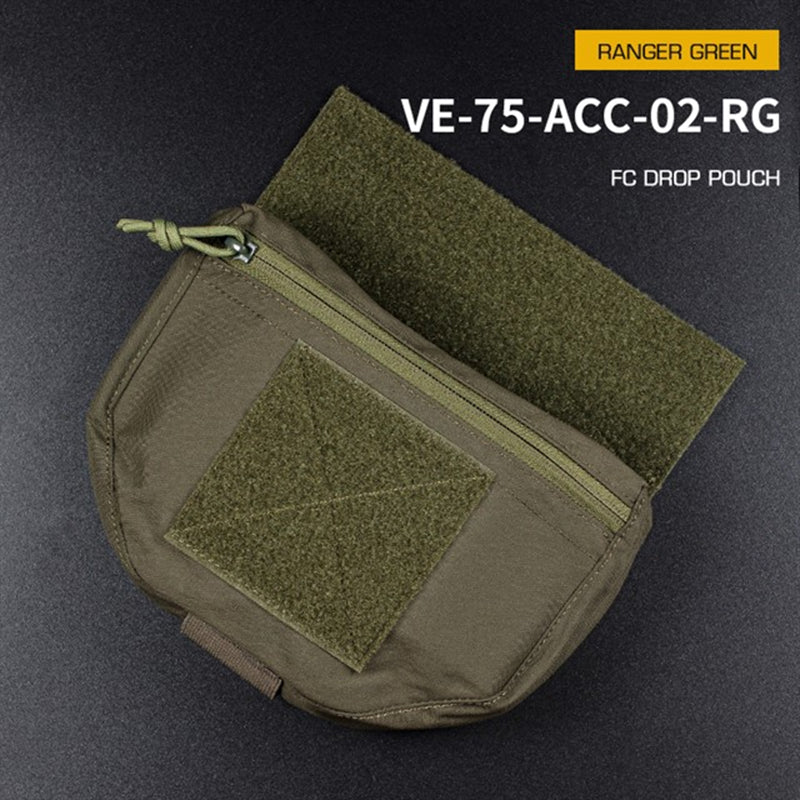 Tactical Hunting Vest with Drop Pouch, for Airsoft &amp; CS, Outdoor Sports