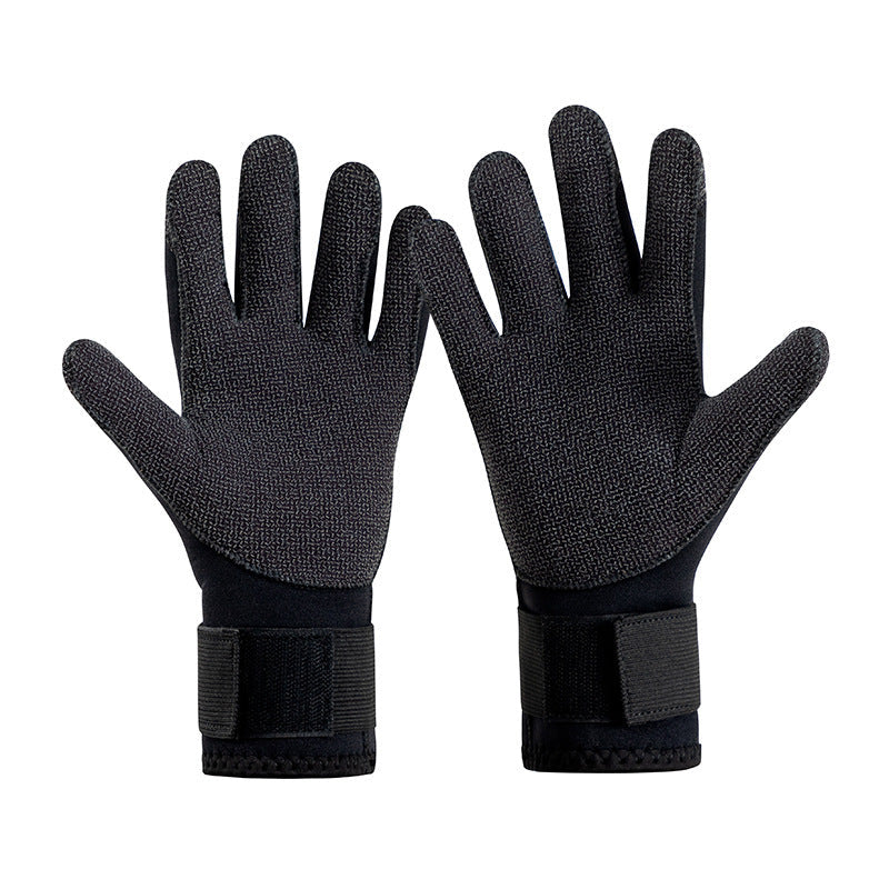 3/5mm Thick Kevlar Diving Gloves. Scratch-proof, for fish hunting, deep dive, spearfishing &amp; skiing.