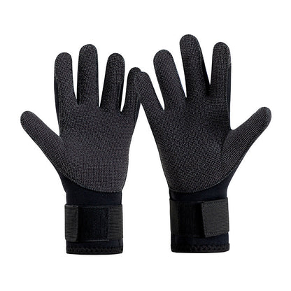 3/5mm Thick Kevlar Diving Gloves. Scratch-proof, for fish hunting, deep dive, spearfishing &amp; skiing.