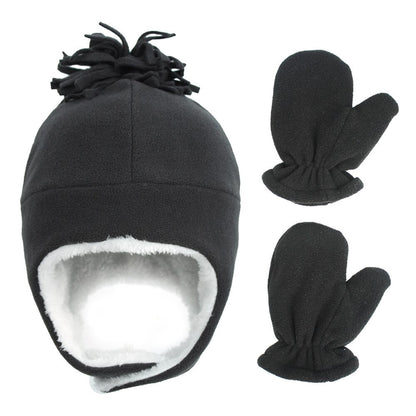 Hat Baby Boy Gloves Set Beanie Newborn Photography Accessories Children&
