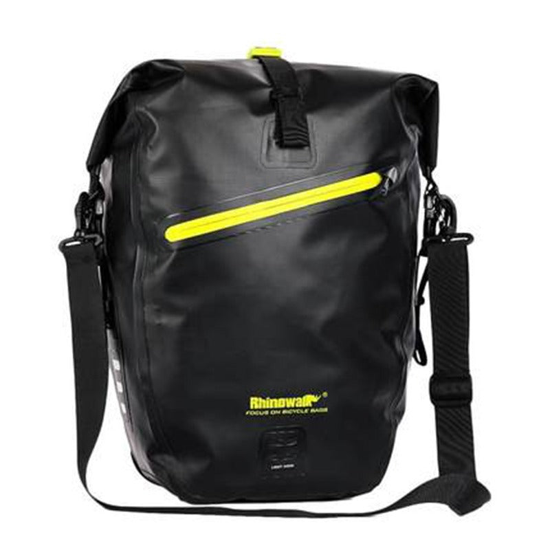 RhinowalkWaterproof Bike Bag 27L Travel Cycling Bag Basket Bicycle Rear Rack Tail Seat Trunk Bags bicycle bags &amp; panniers