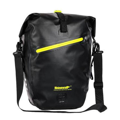 RhinowalkWaterproof Bike Bag 27L Travel Cycling Bag Basket Bicycle Rear Rack Tail Seat Trunk Bags bicycle bags &amp; panniers