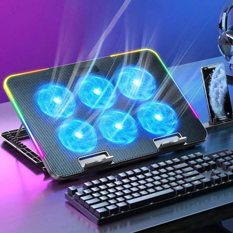 Laptop Cooling Pad 6-Fan