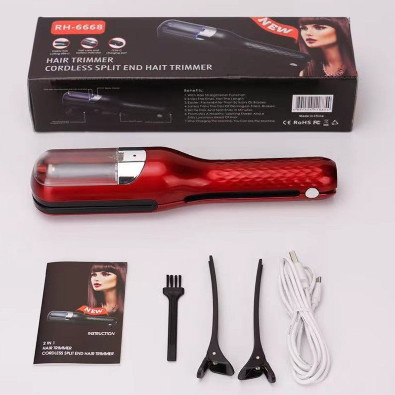 Fully automatic hair clipper, hair splitting and trimming device, multifunctional electric women&