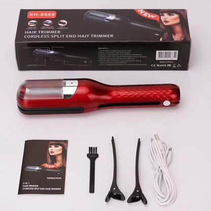 Fully automatic hair clipper, hair splitting and trimming device, multifunctional electric women&