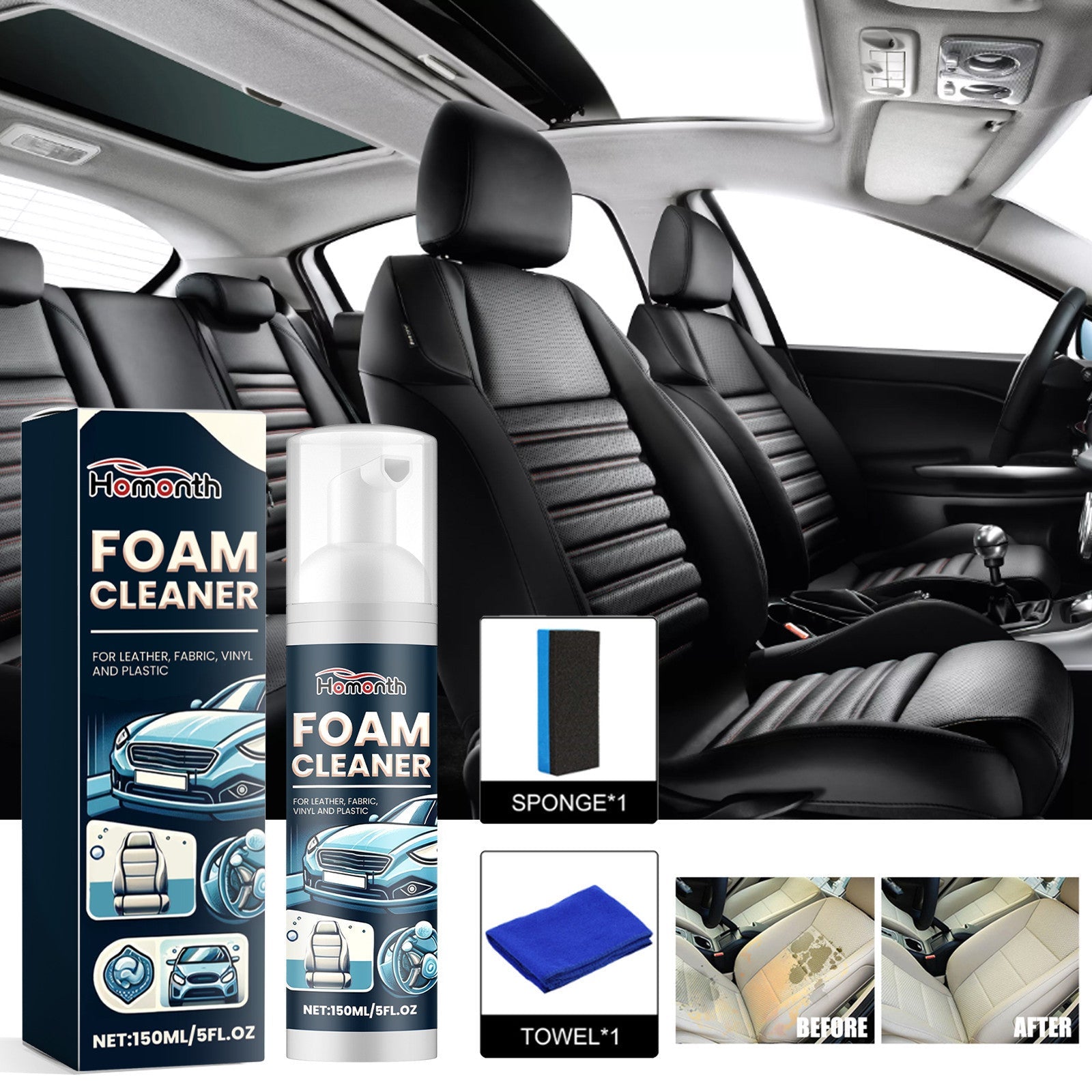 Car Seat Foam Cleaner