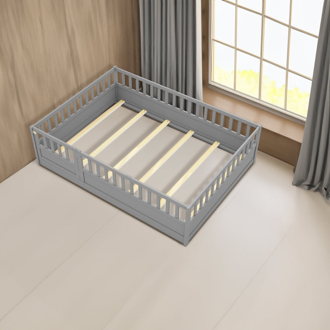 Full size floor bed, children&