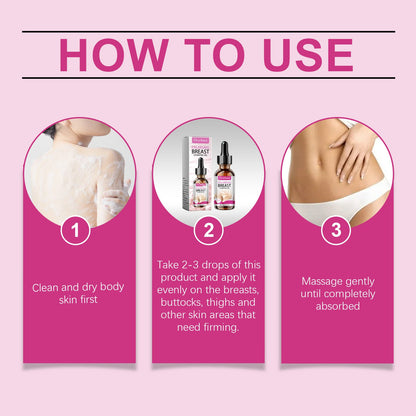 Oceaura Collagen Body Essential Oil Volumizing Lift Chest And Butt Firming Body Sculpting Massage Oil