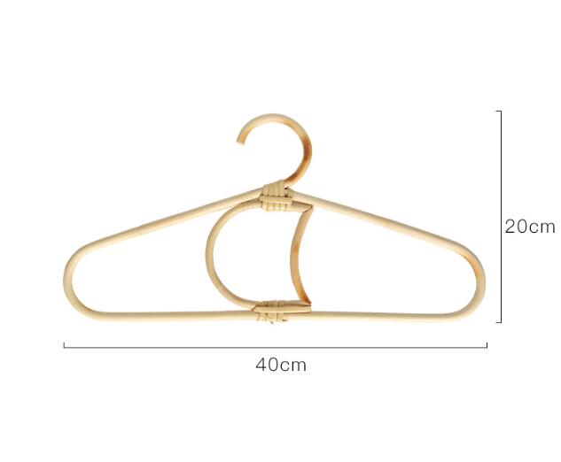 1pcs Handmade Vine Clothes Hanger Indonesian Vine Weaving Moon Sun Rainbow Style Children&