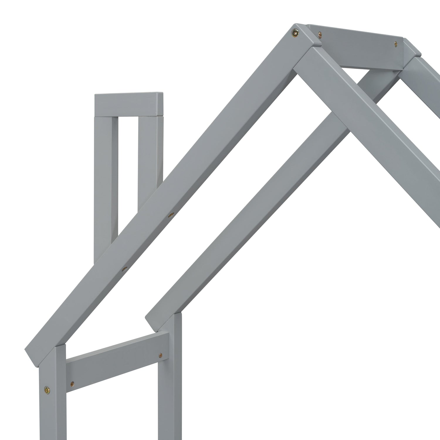 House-shaped Wooden writing Desk,Kids study Table,Bookshelf &amp; Toy Storage,Grey