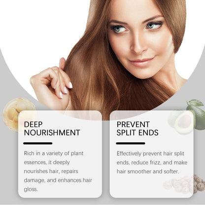 Nourishing Leave-In Conditioner Repair Dry Hair, Moisturize Hair, Soften And Shine Hair Care Essence