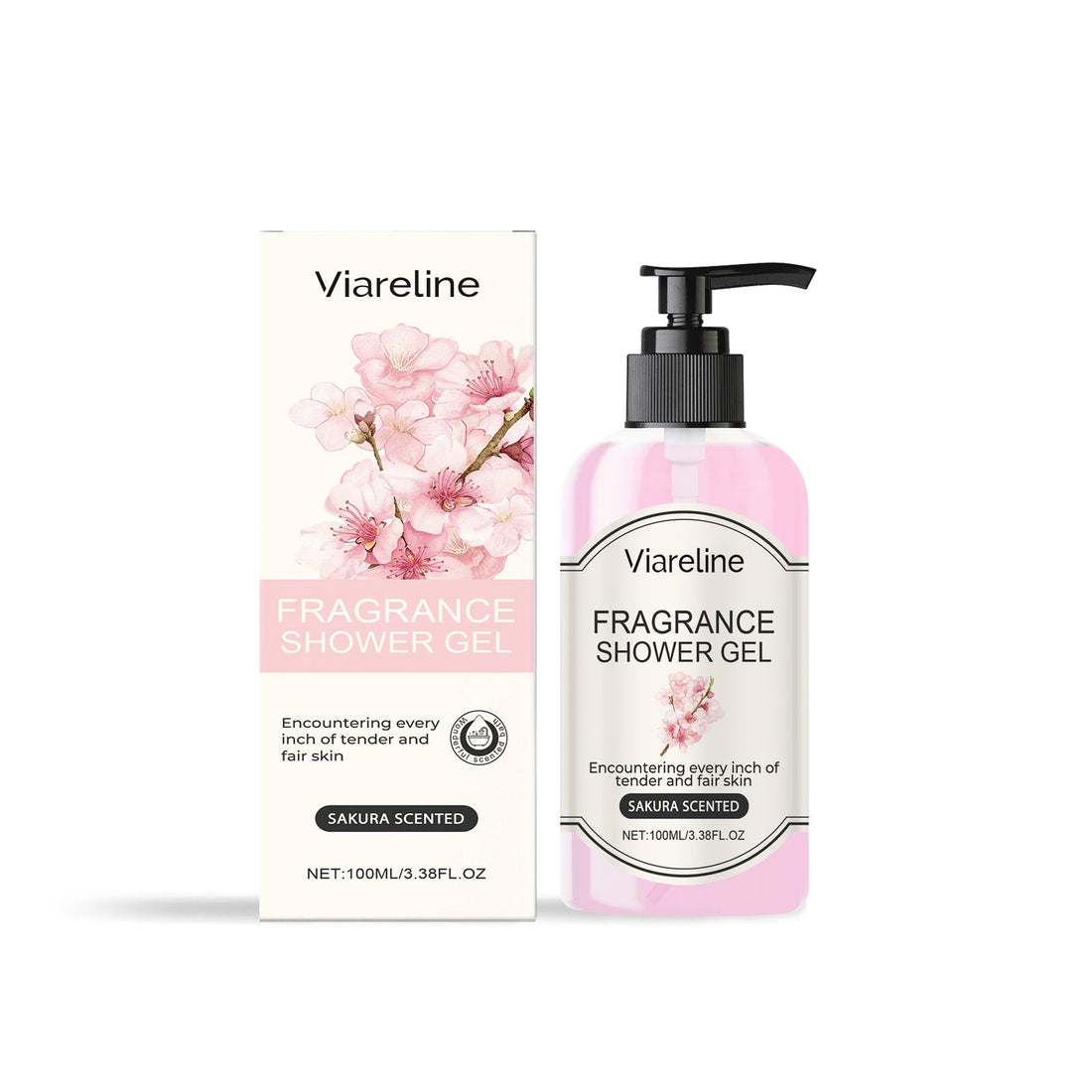 Fragrant Body Wash (Cherry Blossom Scent) Moisturize And Moisturize Skin To Improve Dry Women&