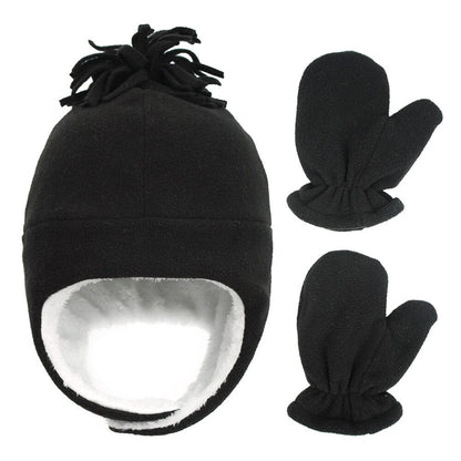 Hat Baby Boy Gloves Set Beanie Newborn Photography Accessories Children&