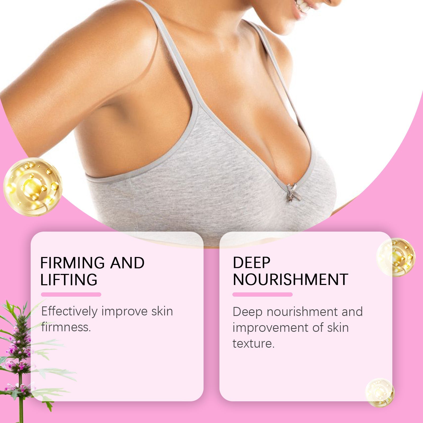 Chest Firming Cream Moisturizes Women&
