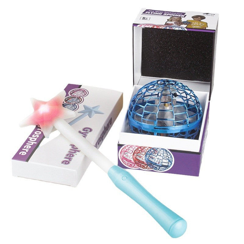 UFO intelligent sensing spinning ball magic flying ball floating ball fingertip glowing magic ball children&