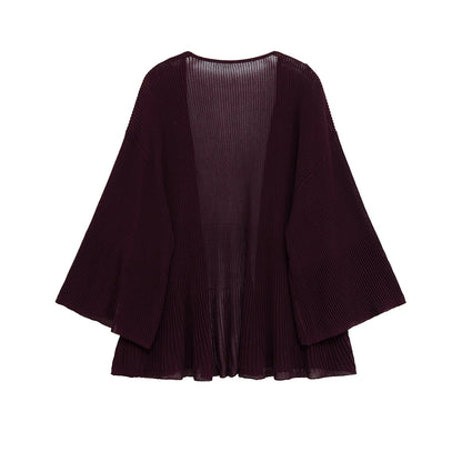 Spring New  Style Round Neck Solid Color Women&