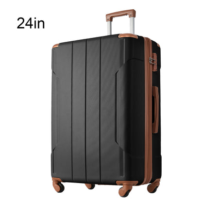 Hardshell Luggage Spinner Suitcase with TSA Lock Lightweight Expandable 24&