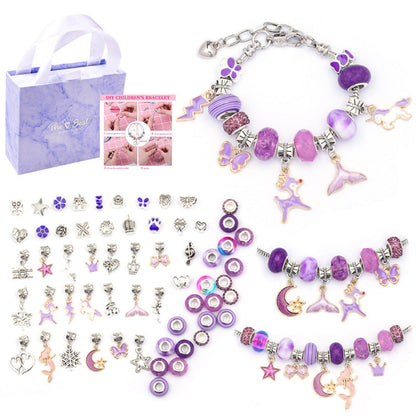 Cartoon Pink Set DIY Handmade Jewelry Children&