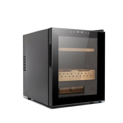50L Cigar Humidors with 3-IN-1 Cooling, Heating &amp; Humidity Control, 250 Counts Capacity Cigar Humidor Humidifiers with Constant Temperature Controller