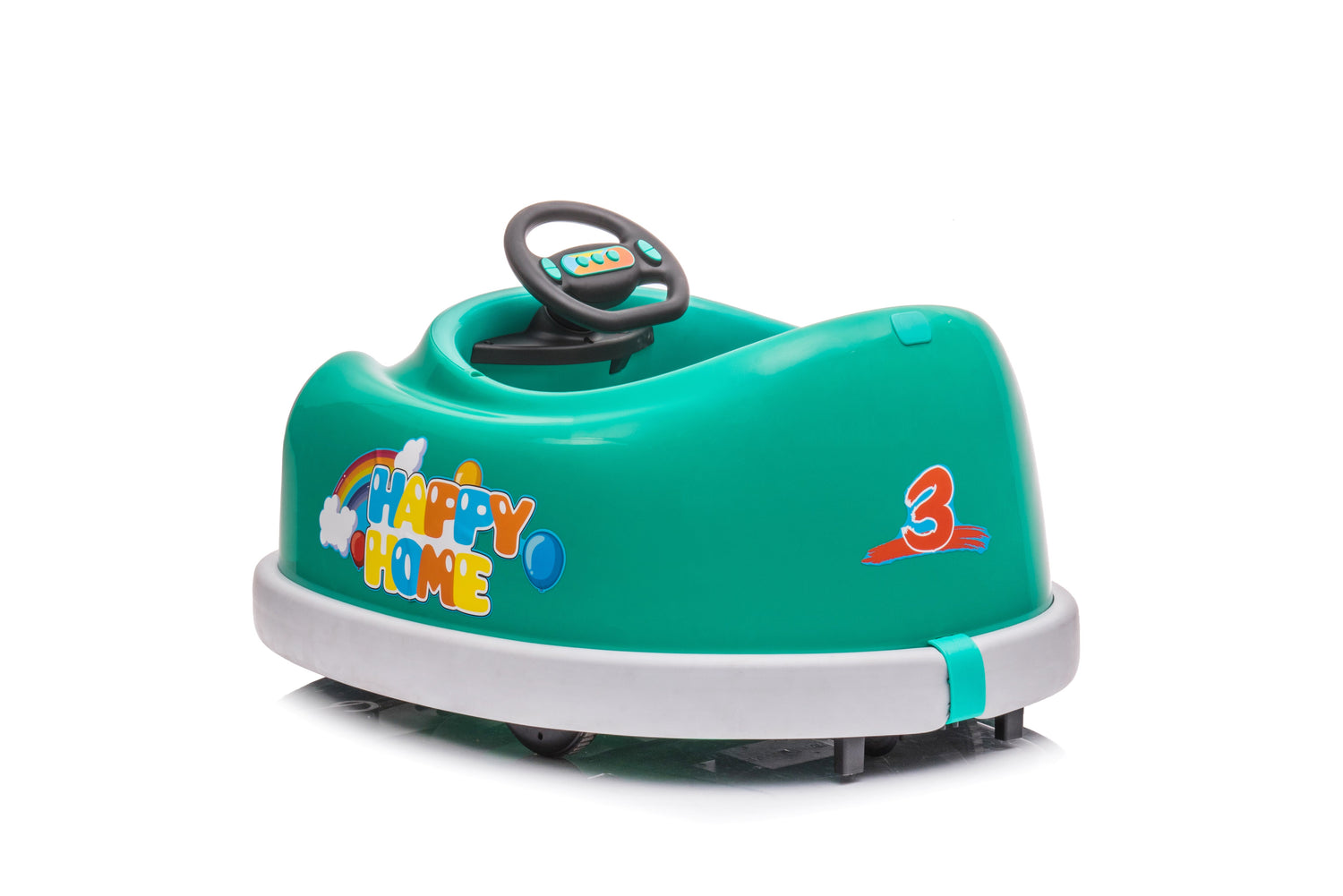 Bumper Car for Kids, 12v Dual Drive 1-6 Years Old Children&