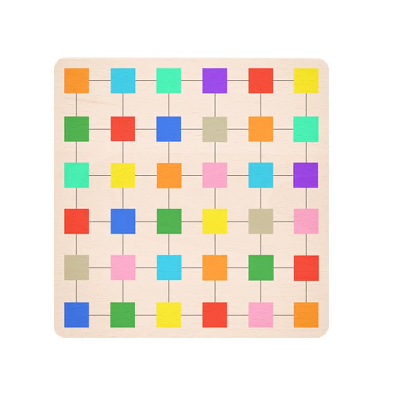 Color block capture puzzle children&