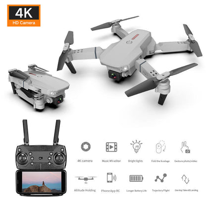 E88 Drone HD Camera Quadcopter Long Range Air Pressure Fixed Height Children&